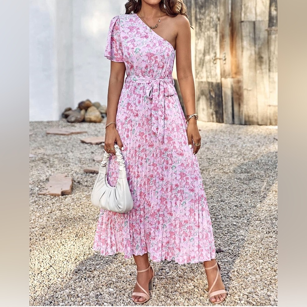 One shoulder women’s dress